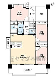 間取図画像 3LDK