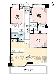 間取図画像 3LDK