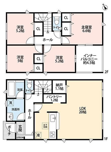 間取りを拡大表示