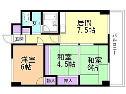 ハイツテクノス 6階