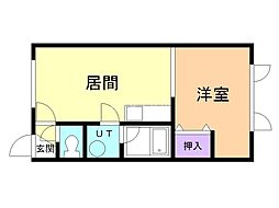 間取図画像 1DK
