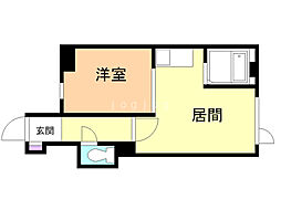 間取図画像 1DK