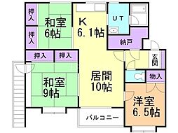 間取図画像 3LDK