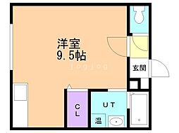 ALBATROSS ワンルームの間取図画像