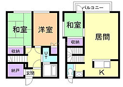 ハイツピジョン 3SLDKの間取図画像