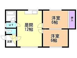 ハイツ北四丁目 2階