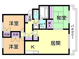 間取図画像 3LDK