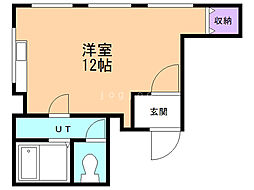 間取図画像 ワンルーム