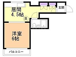 間取図画像 1DK