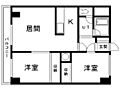 レジデンス黒金6階6.8万円