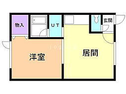 ミルクハイツＢ 1階