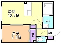間取図画像 1LDK
