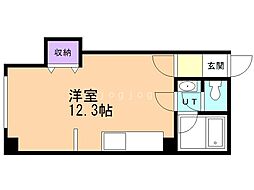 第3豊マンション ワンルームの間取図画像