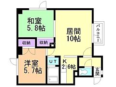 物件の間取り