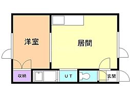 ライフフォグシティ 1LDKの間取図画像