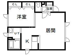 レガーロ 1LDKの間取図画像