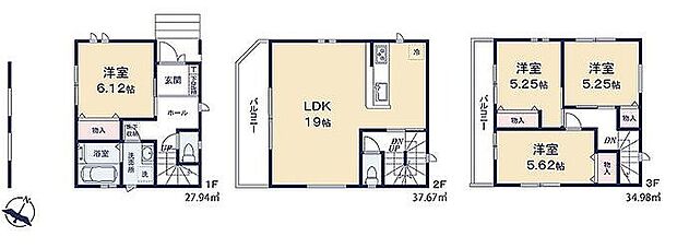 1号棟　4598万円