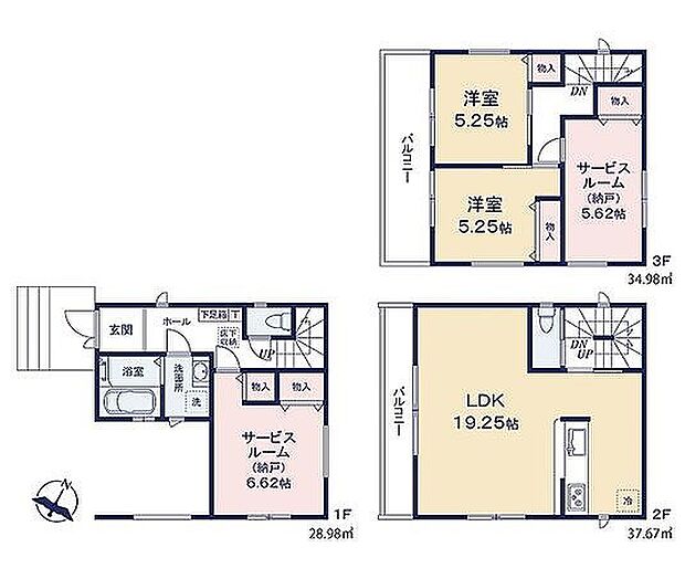 2号棟　4398万円