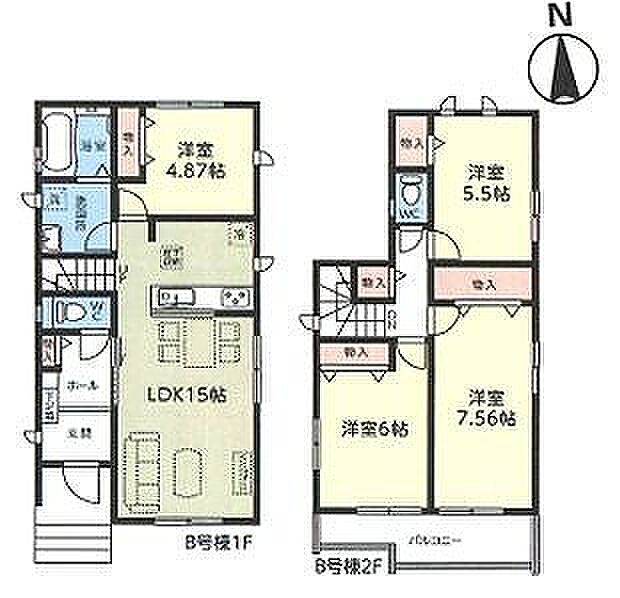 B号棟　5590万円