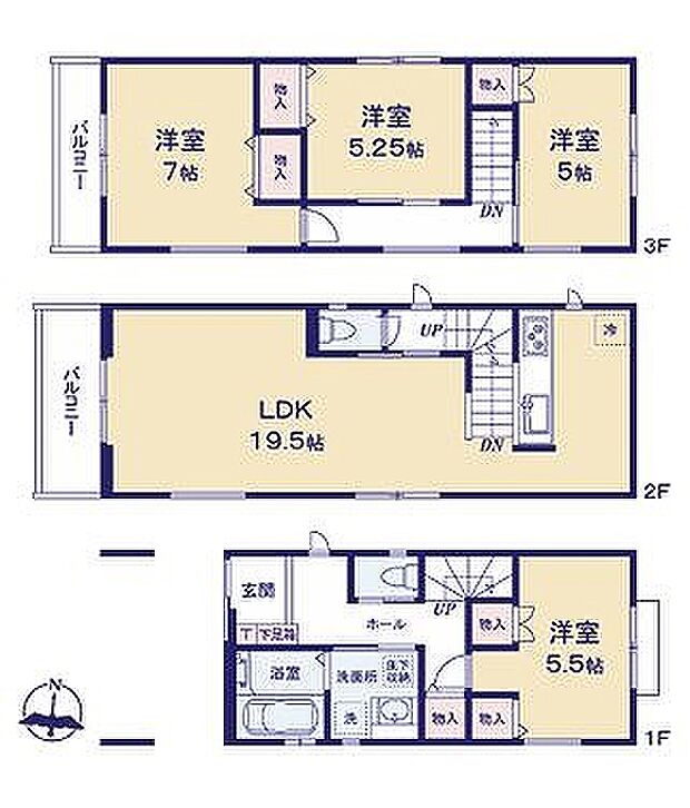 1号棟 3798万円