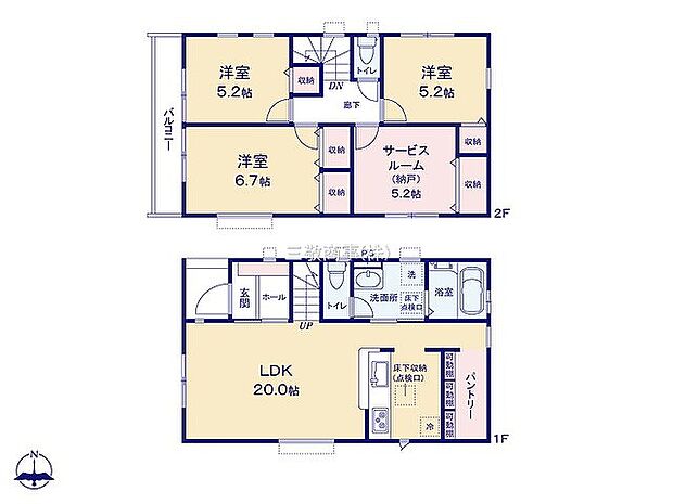 1号棟　6490万円