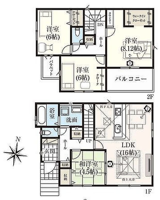 1号棟　4390万円