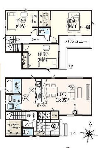 間取りを拡大表示