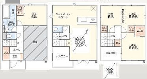 1号棟 5998万円