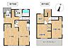 間取り：【間取図】2SLDKの2階建てです。家具などを置きやすいように和室から洋室ヘリフォームします。水回りすべて新品交換、クロス張り替え、フロア重ね張り、照明交換、火災報知器設置、ドアホン交換