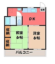 西町ハイツ 2号棟 2階