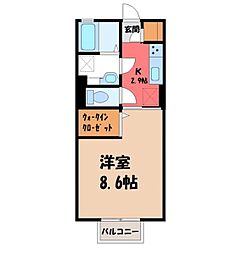 間取図画像 1K