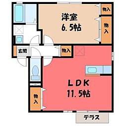 リビングタウン古河南 E 1階/-