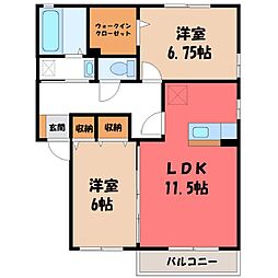 リビングタウン古河南 D 2階/-