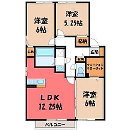 リビングタウン古河 B 1階/-