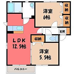 物件の間取り