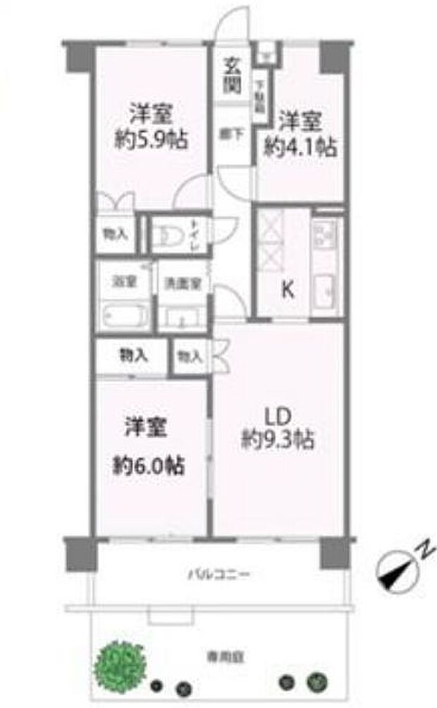 南東向きにつきまして日当たり・通風良好。新規リフォーム施工が完了致しましたのでいつでも内覧が可能です。