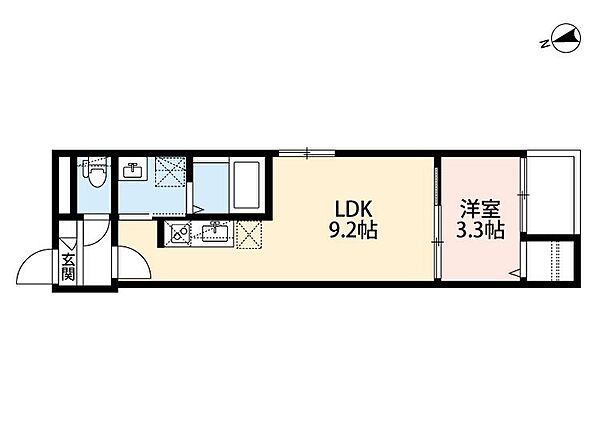 ROBOT HOUSE 名古屋南 ｜愛知県名古屋市南区鶴里町３丁目(賃貸アパート1LDK・2階・29.64㎡)の写真 その2