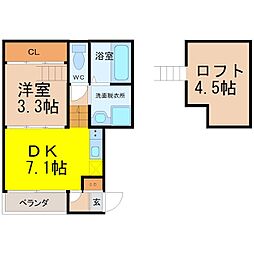 間取図画像 1SLDK