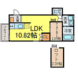 間取図画像 1LDK