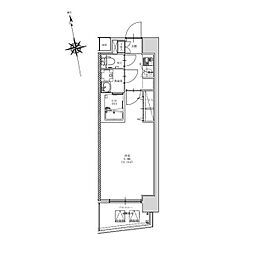 CRESTTAPP金山 1Kの間取図画像