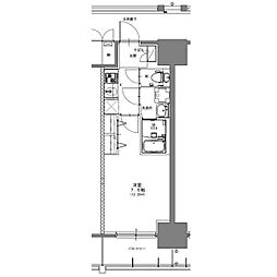 S-RESIDENCE浅間町駅前axial 10階1Kの間取り