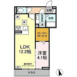 セレスティア長良　イースト 1階/-