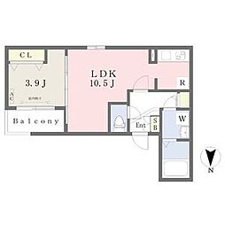 間取図画像 1LDK