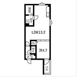 間取図画像 1LDK