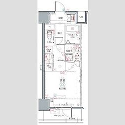 クレヴィスタ名駅南 1Kの間取図画像