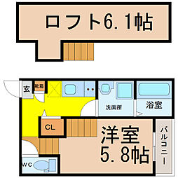 クレール名駅 2階