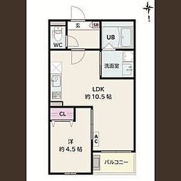 Jack shohoVIII 1LDKの間取図画像