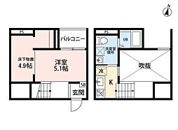 グリエラ 大江 2階/-