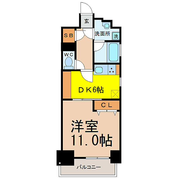 画像2:DK6.0帖　洋室11.0帖