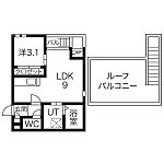 名古屋市北区東大杉町３丁目 2階建 築8年のイメージ